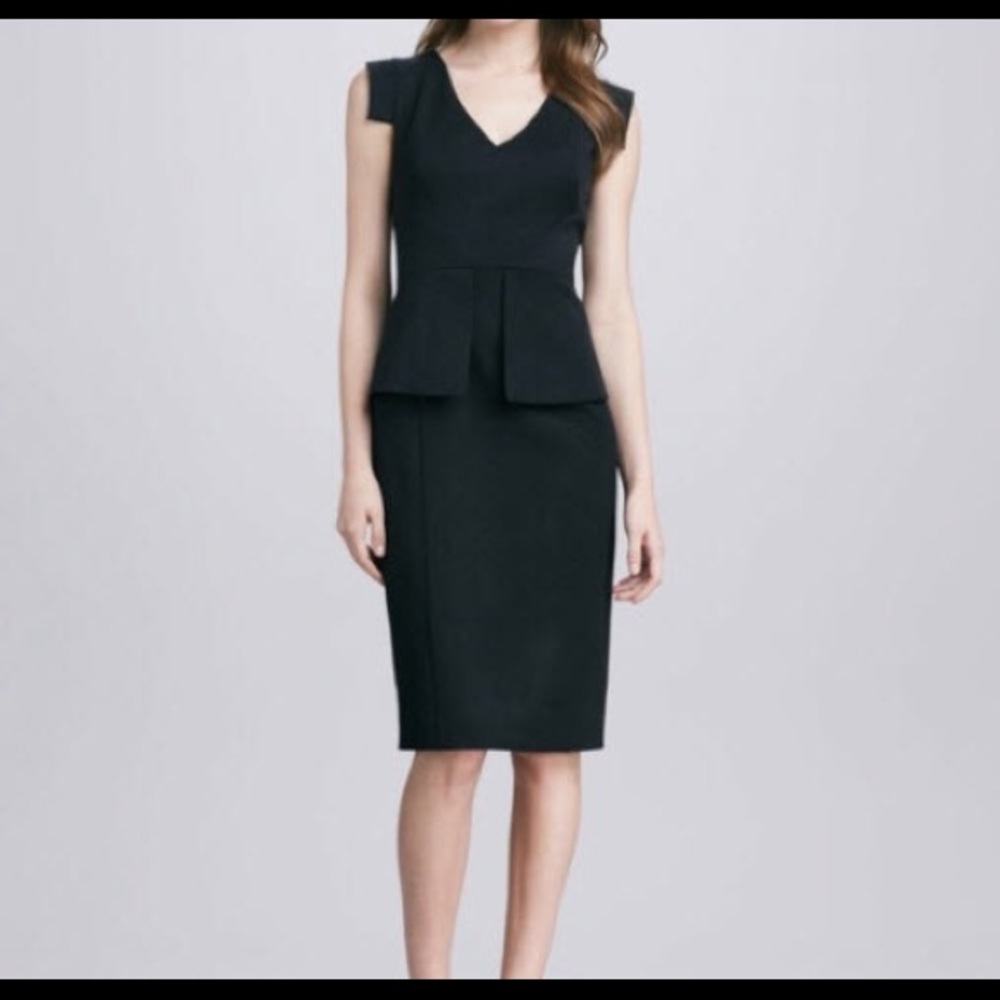 Black Halo Keyton Peplum Dress